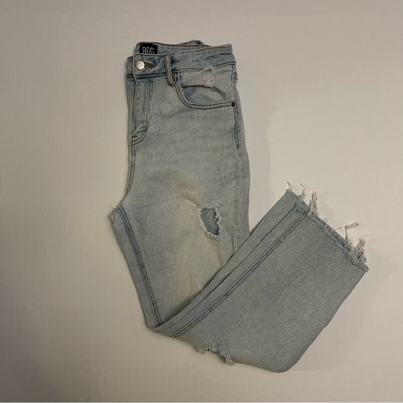 BDG Urban Outfitters Kick flare high rise crop light wash size 29 - Picture 1 of 9